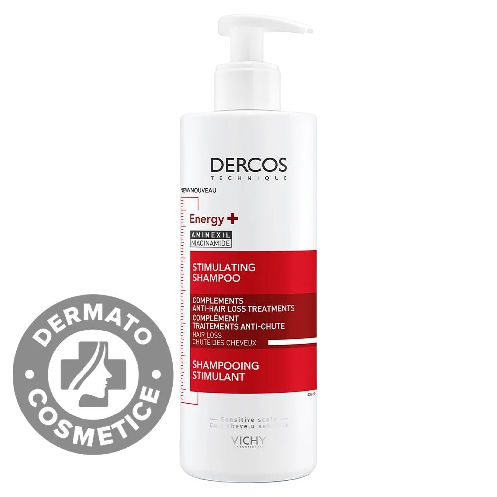 Sampon energizant impotriva caderii parului Energy+ Dercos, 400ml, Vichy