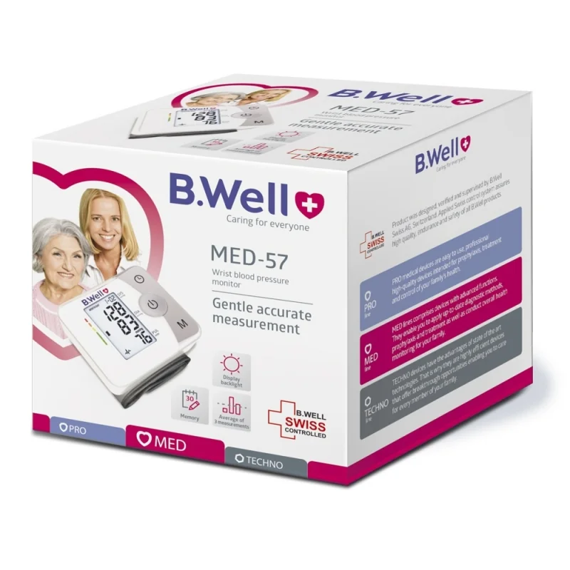 Tensiometru automat pentru incheietura MED-57, 1 bucata, B.Well