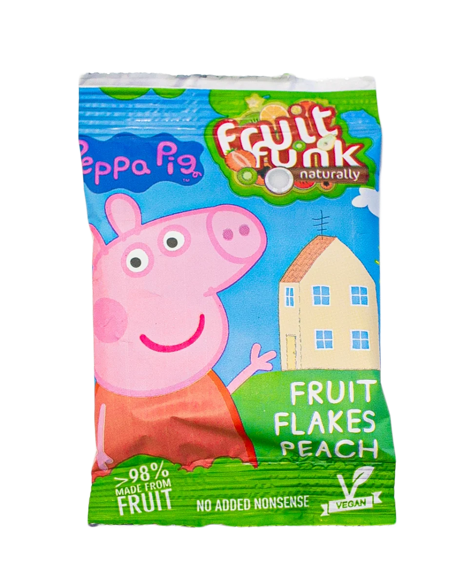 Fulgi din fructe cu piersici Peppa Pig, 16g, Fruit Funk