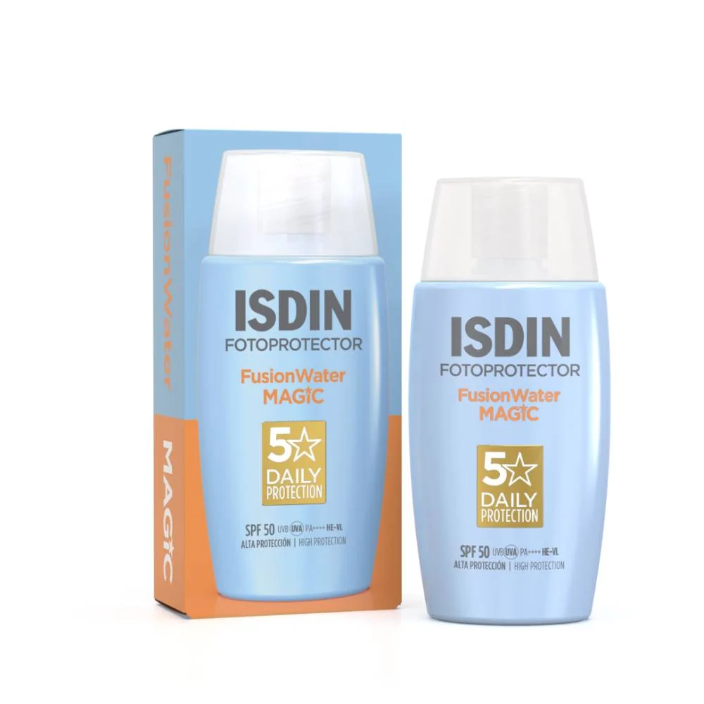 Fotoprotector Fusion Water Magic SPF50, 50ml, Isdin 