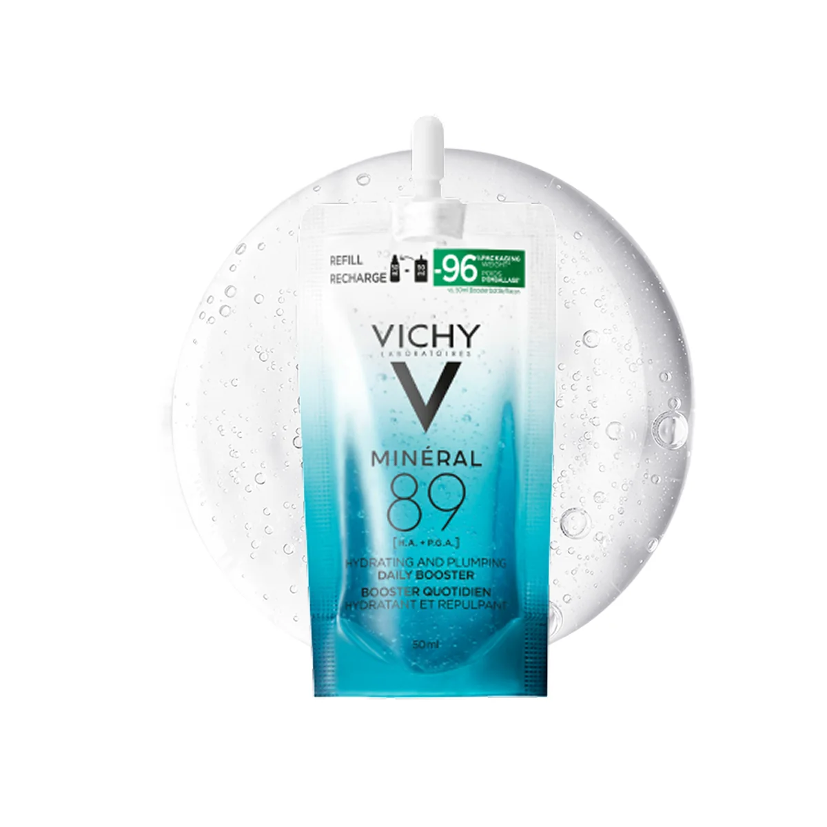 Rezerva booster gel zilnic Mineral 89, 50ml, Vichy 