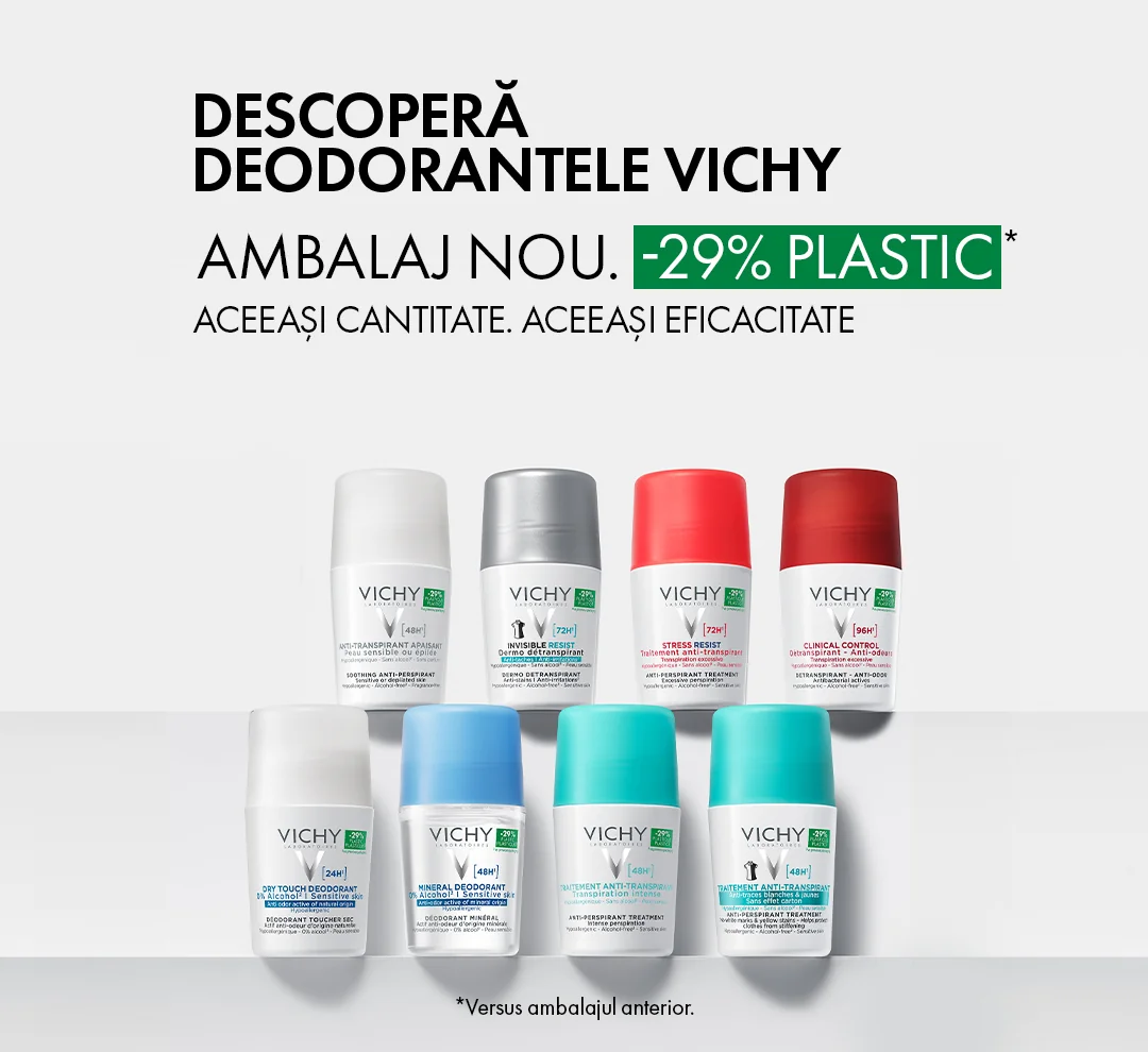 Deodorant roll-on antiperspirant 96h Clinical Control, 50ml, Vichy