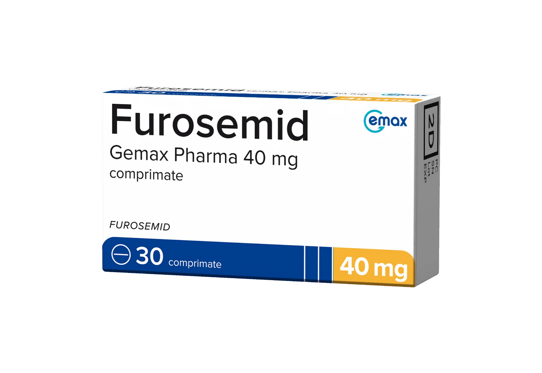 Furosemid 40mg, 30 comprimate, Gemax