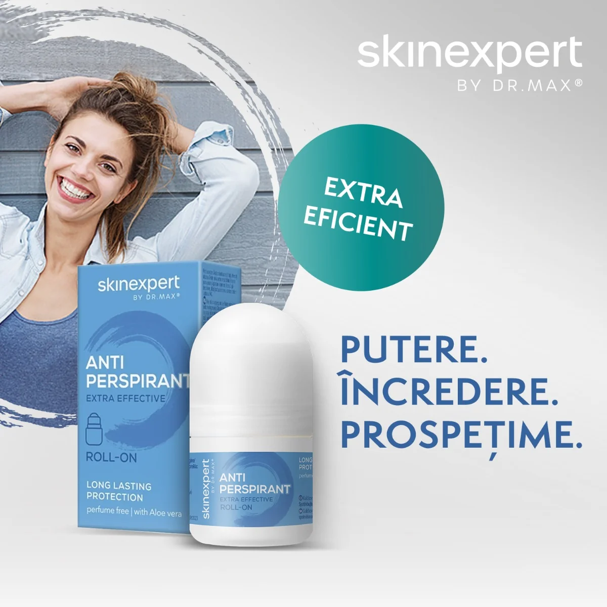 Skinexpert by Dr. Max® Antiperspirant Roll-on, 30ml