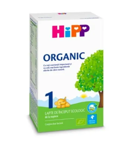 Lapte praf de inceput Organic 1, 300g, HiPP 