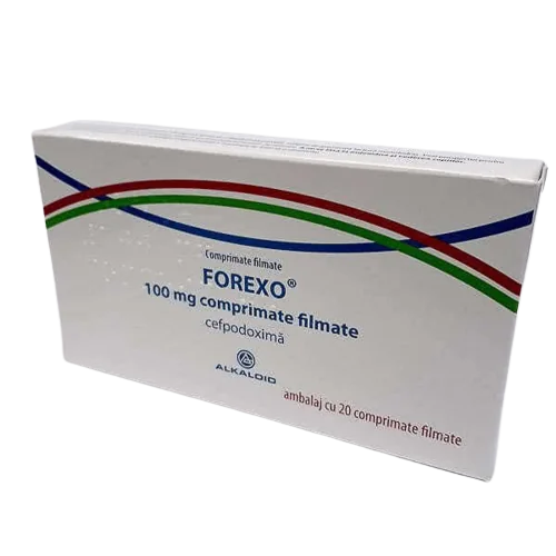 Forexo 100mg, 20 comprimate filmate, Alkaloid