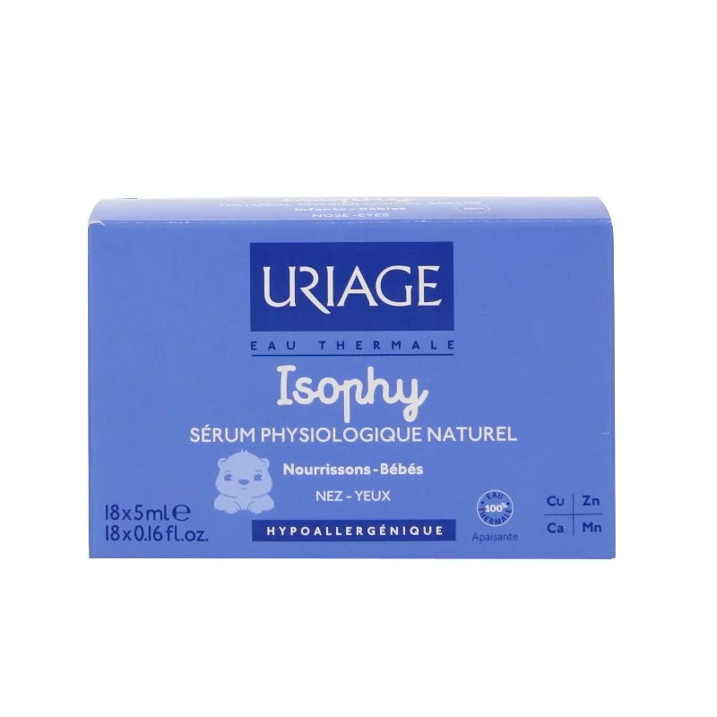 Ser fiziologic 1er Bebe, 18 monodoze x 5ml, Uriage
