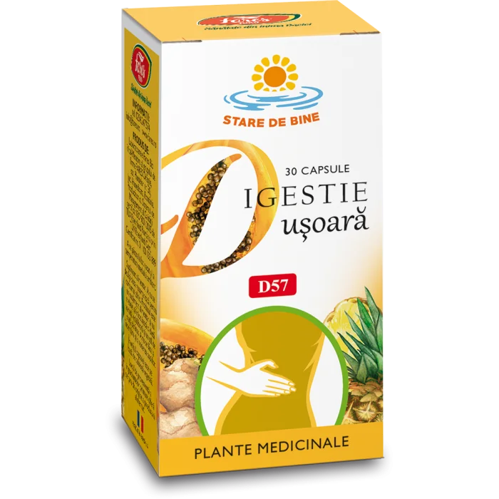 Digestie usoara, 30 capsule, Fares