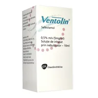 Ventolin solutie de inhalat 5mg/ml, 10 ml, GSK