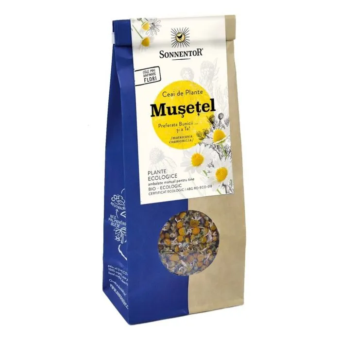 Ceai Bio Musetel ( Matricaria chamomilla ), 50g, Sonnentor