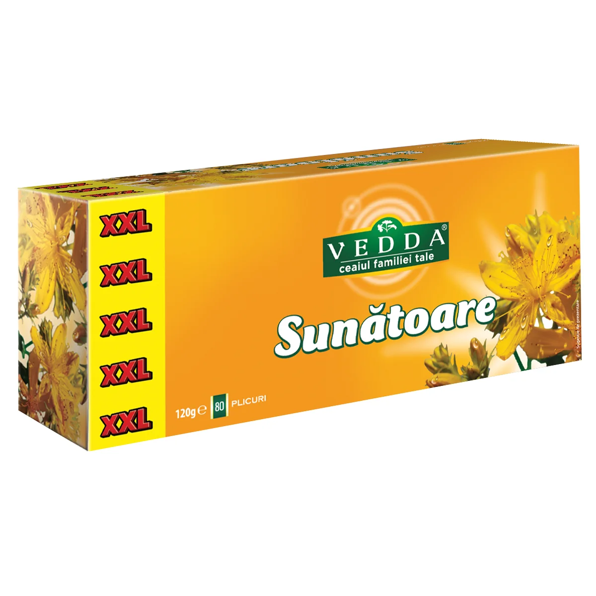 Ceai de sunatoare, 80 plicuri, Vedda | Dr.Max Farmacie
