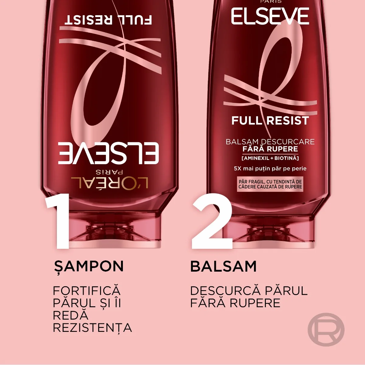 Pachet Sampon Arginine Resist, 2 x 250ml, Elseve
