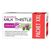 Silimarina Milk Thistle + Colina, 120 capsule, Zdrovit