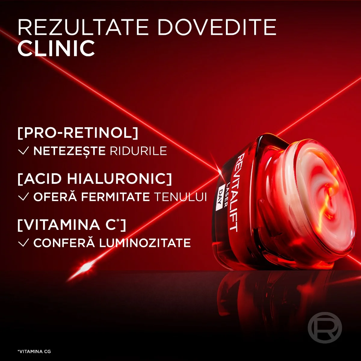 Crema antirid de zi Revitalift Laser cu tripla actiune, 50ml, L'Oreal Paris
