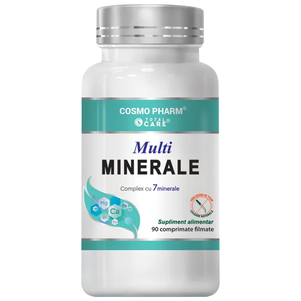 Multiminerale, 90 comprimate, Cosmopharm