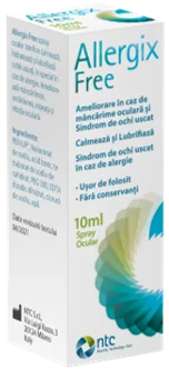 Spray ocular Allergix Free, 10ml, NTC