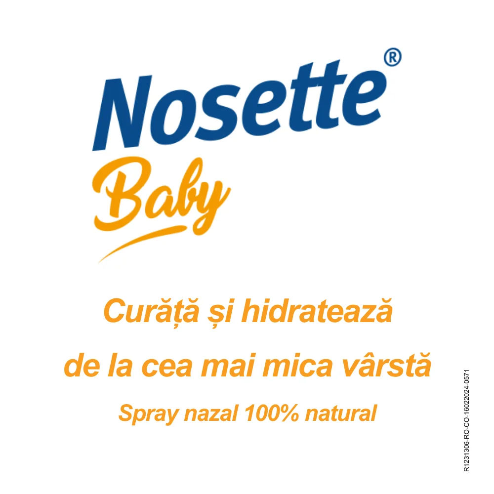 Nosette Baby spray nazal apa de mare izotonica, 50ml