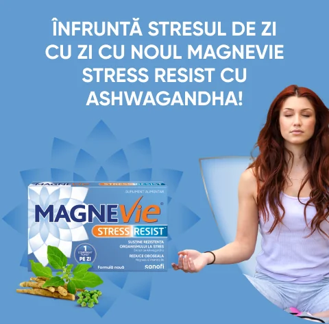 MagneVie Stress Resist Ashwagandha prezentare MagneVie Stress Resist Ashwagandha prezentare