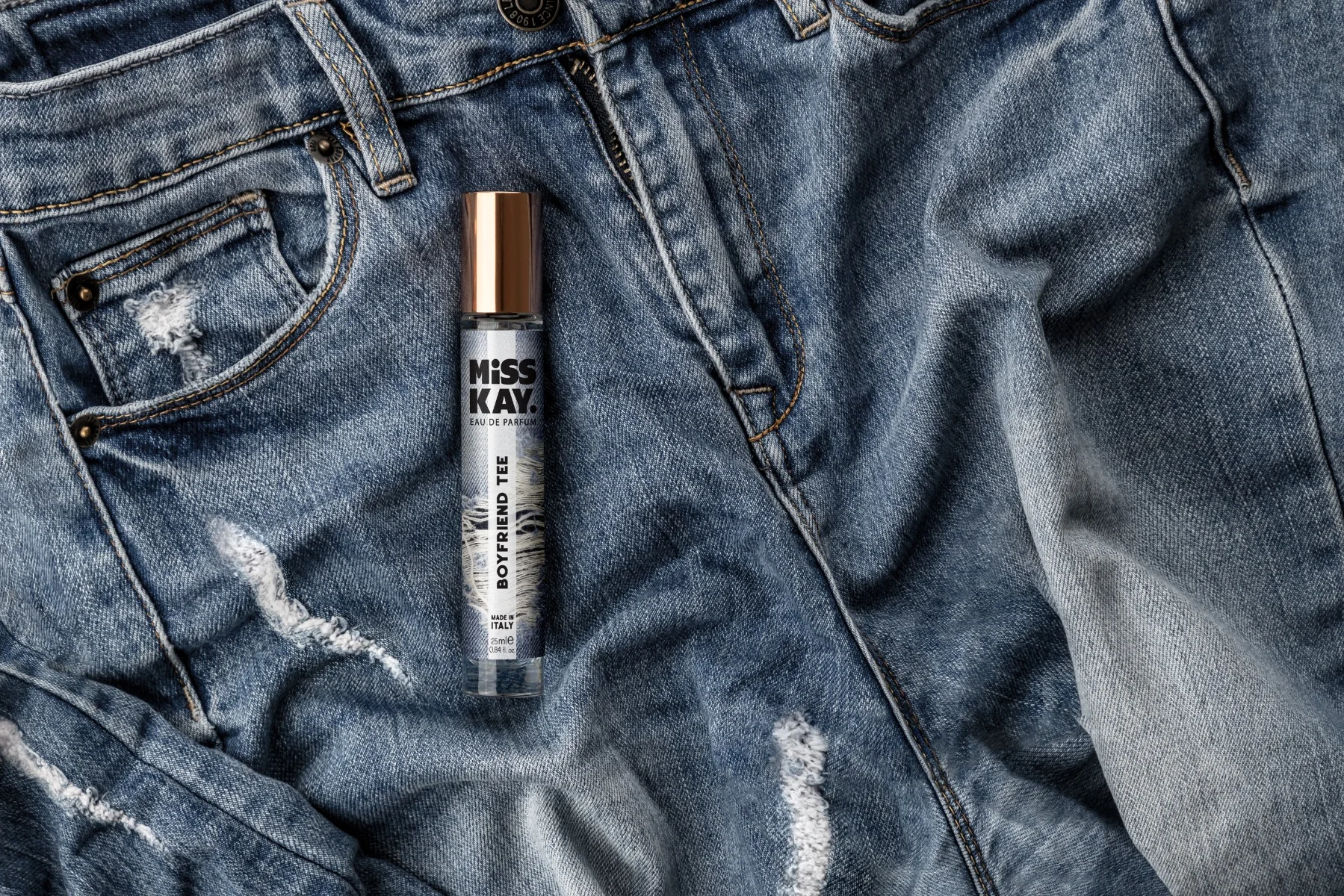 Apa de parfum pentru femei Boyfriend Tee, 25ml, Miss Kay