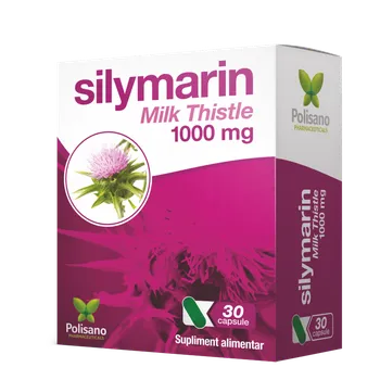 Silymarin Milk Thistle, 30 capsule, Polisano 