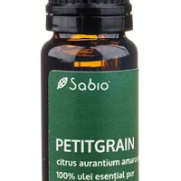 Ulei esential pur Petitgrain (citrus aurantium amara), 10ml, Sabio