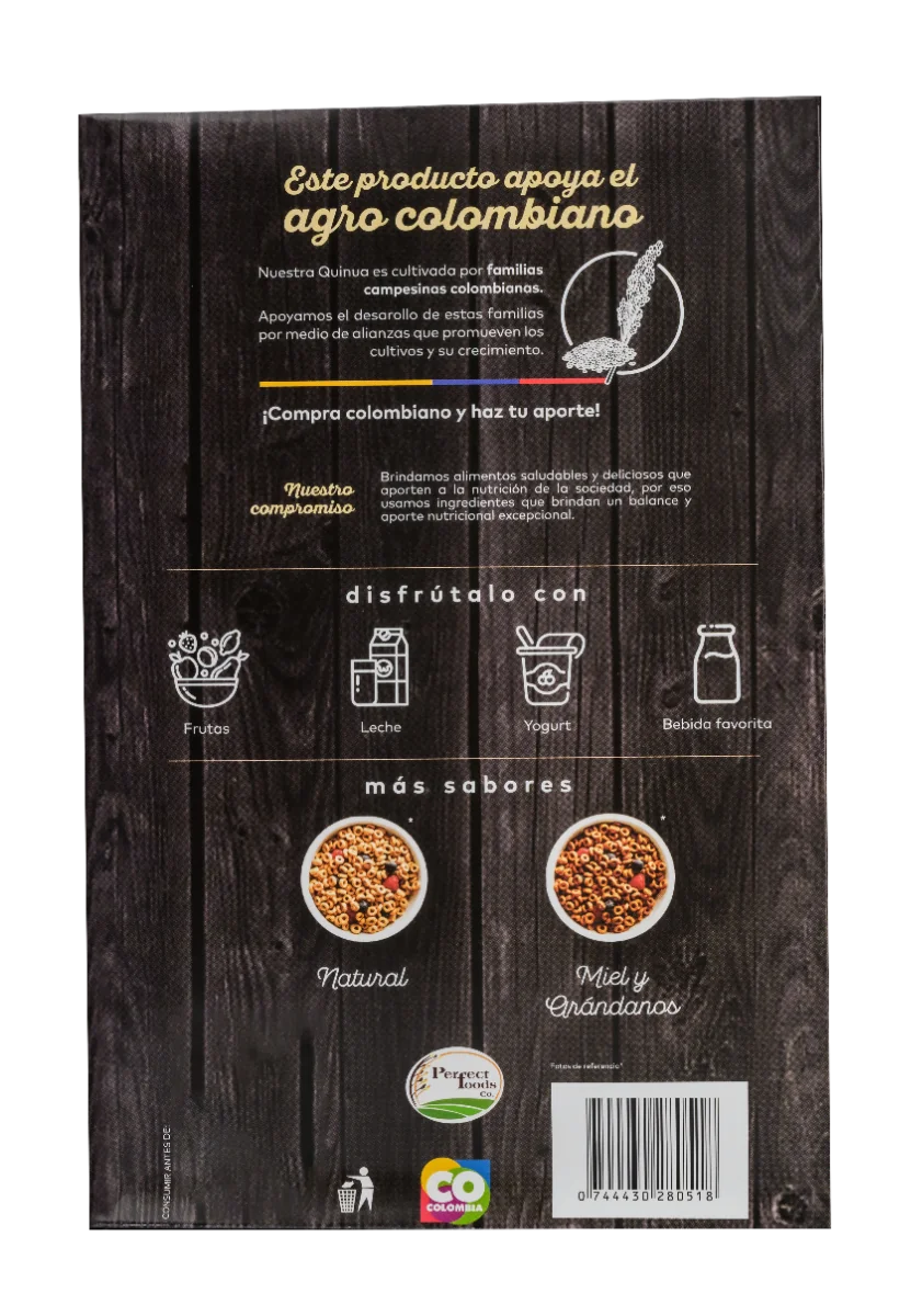 Cereale de quinoa cu amarant si mei cu aroma de ciocolata, 300g, Selectum