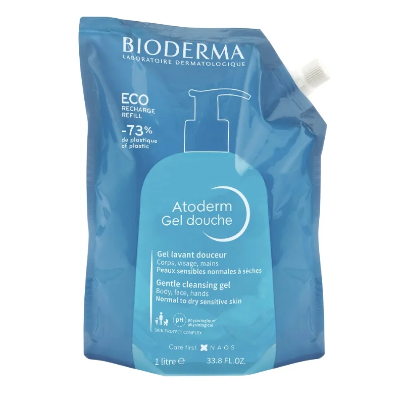 Gel de dus rezerva Atoderm, 1000ml, Bioderma