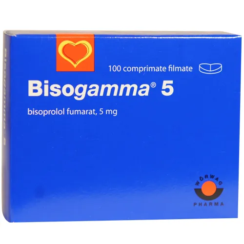 Bisogamma 5mg, 100 comprimate filmate, Worwag Pharma