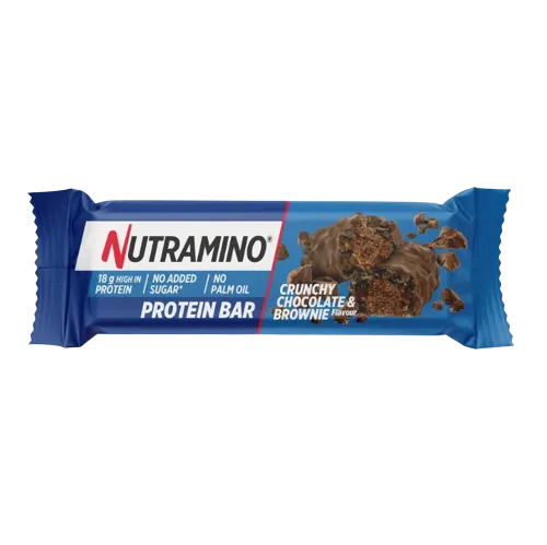Baton proteic Crispy Chocolate Brownie, 65g, Nutramino