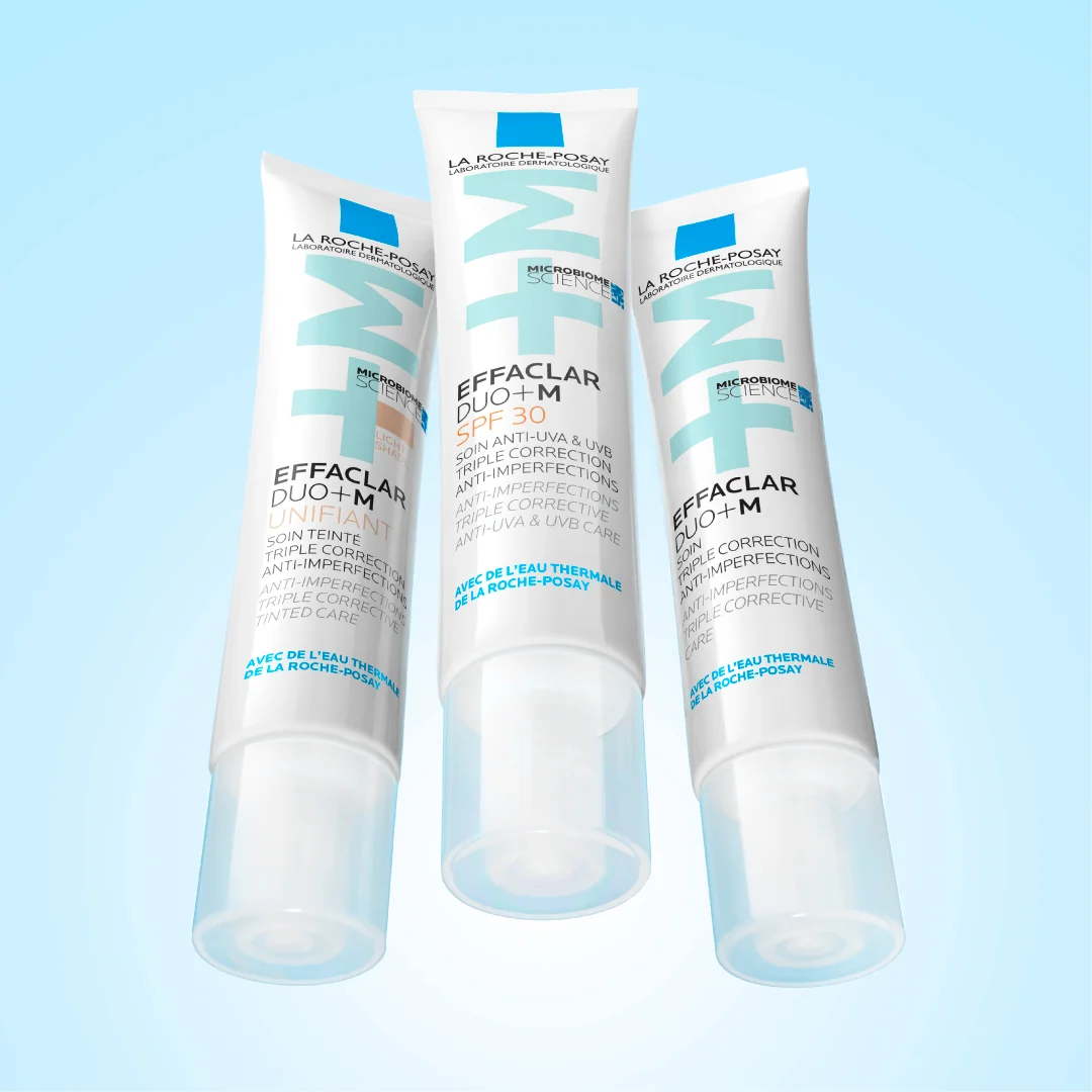Crema triplu-corectoare anti-Imperfectiuni pentru tenul gras cu tendinta acneica SPF30 Effaclar DUO +M, 40ml, La Roche-Posay