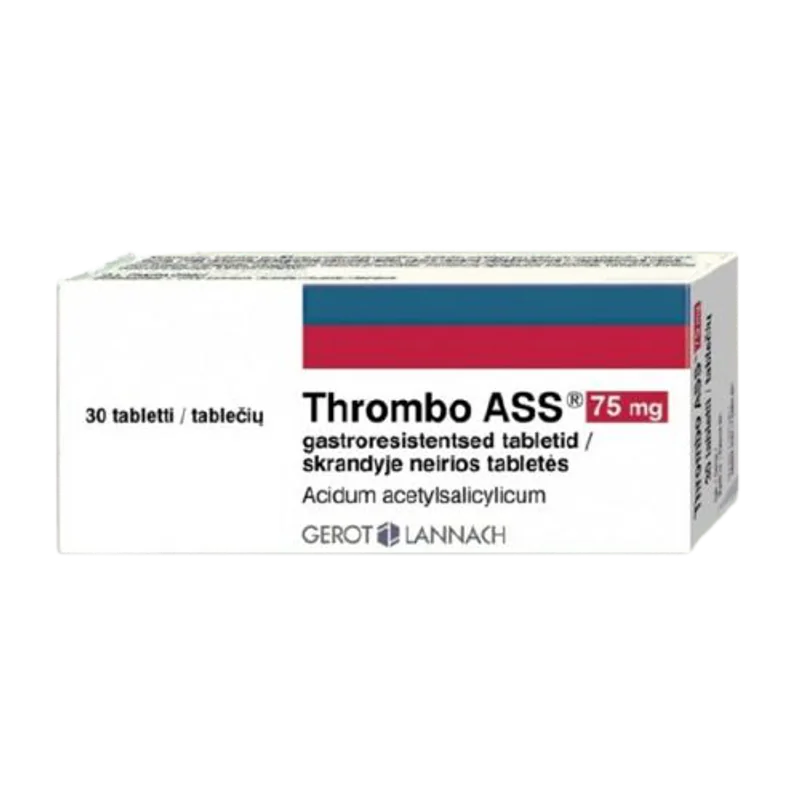 Thrombo Ass 75mg, 30 comprimate, Lannacher