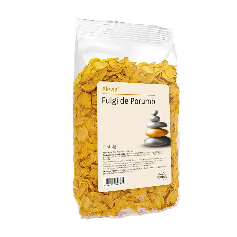 Fulgi de porumb, 500g, Alevia 