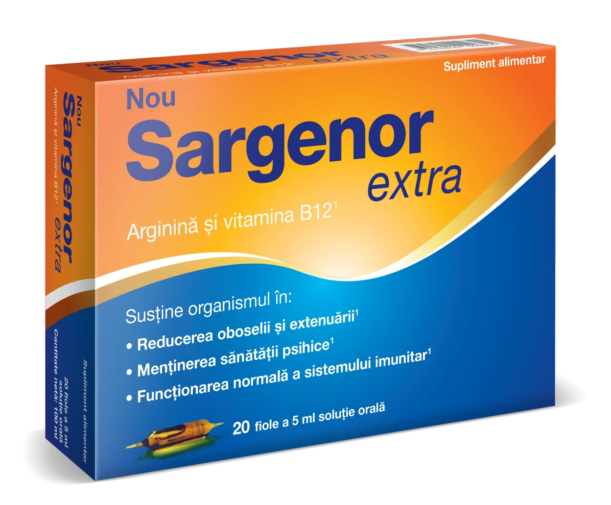 Sargenor Extra Solutie orala, 5ml x 20 fiole, Viatris