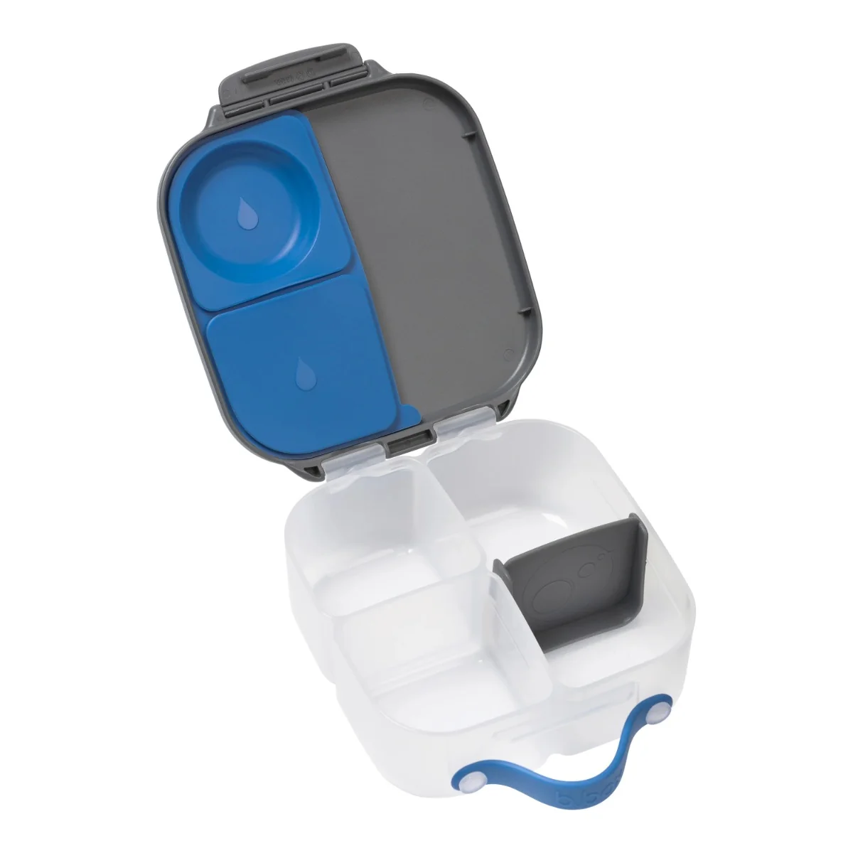 Caserola compartimentata mini LunchBox Gri/Albastru, 1 bucata, Bbox