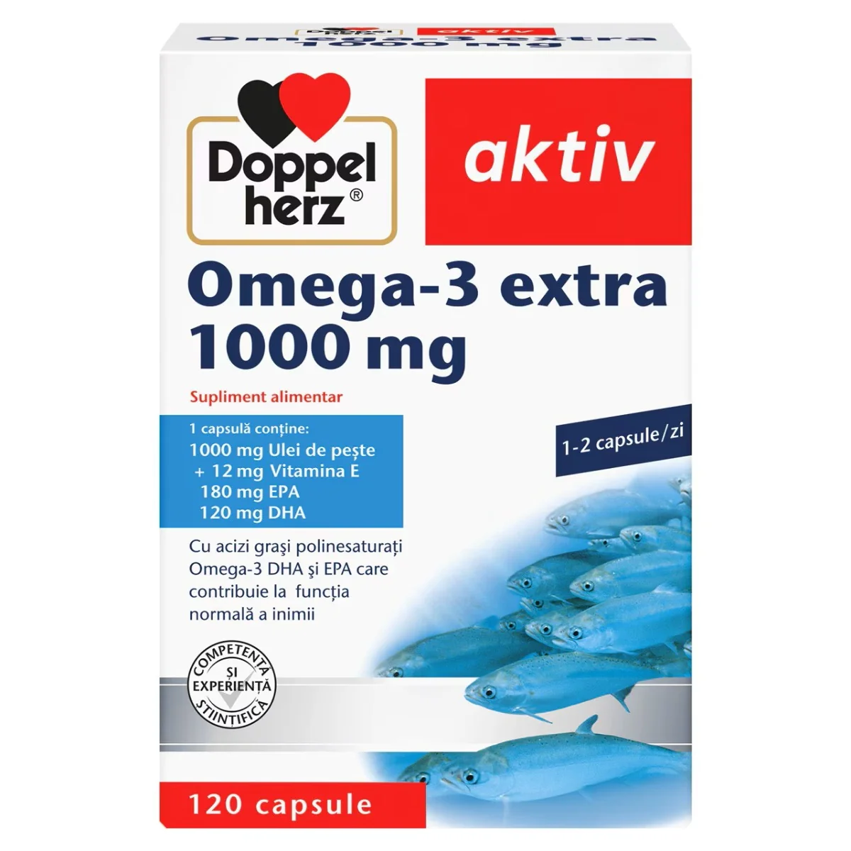 Omega 3 extra 1000mg, 120 capsule, Doppelherz