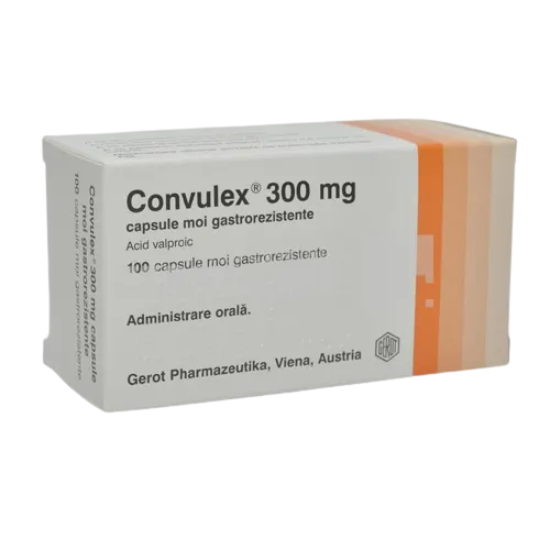 Convulex 300mg, 100 capsule moi gastrorezistente, Lannacher 