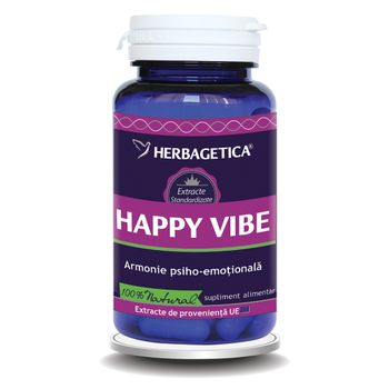 Happy Vibe, 60 capsule, Herbagetica 