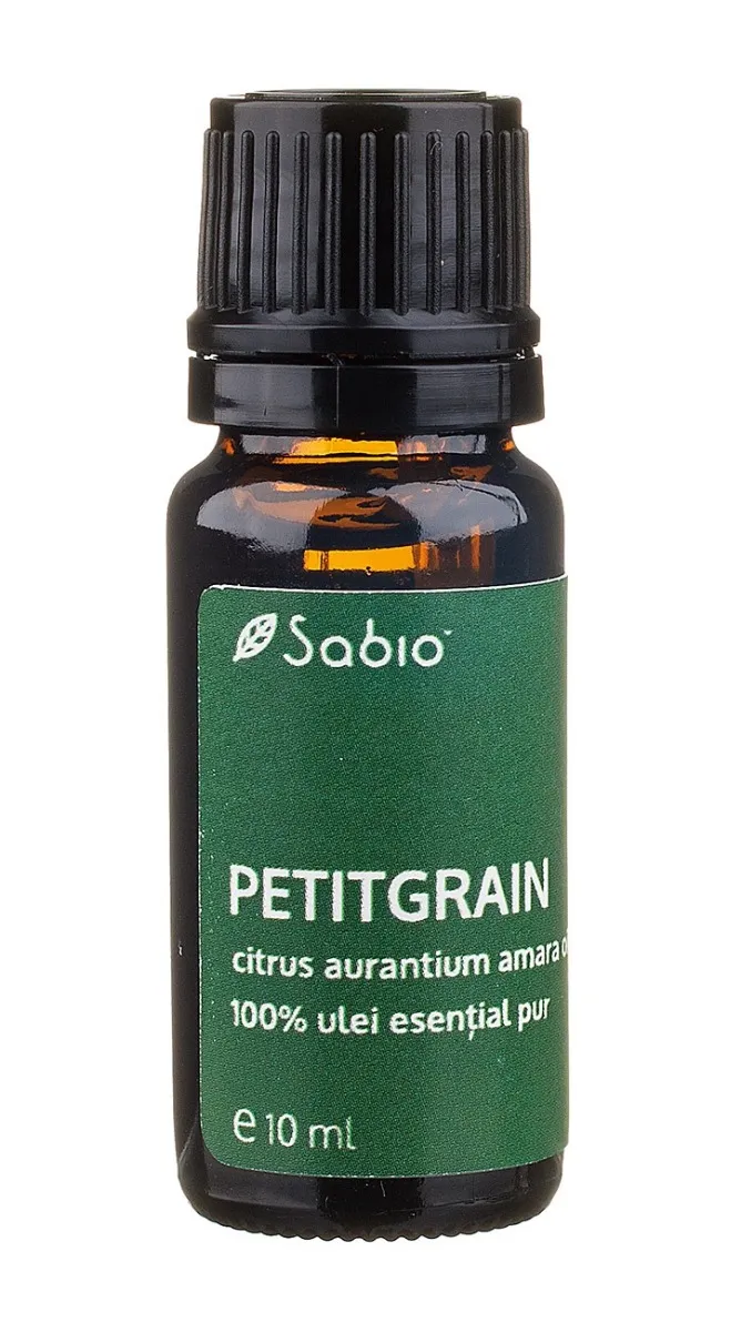 Ulei esential pur Petitgrain (citrus aurantium amara), 10ml, Sabio