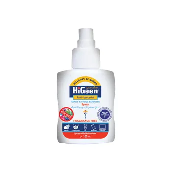Spray dezinfectant pentru maini si obiecte fara parfum, 100ml, HiGeen 