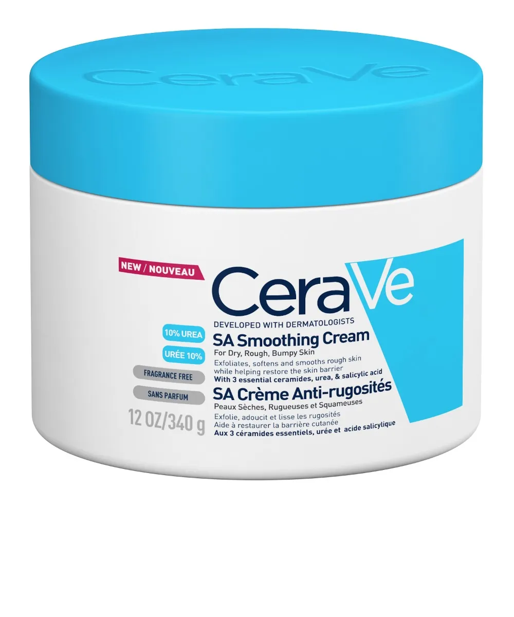 Crema hidratanta si exfolianta pentru corp piele uscata si aspra cu rugozitati, 340g, CeraVe 