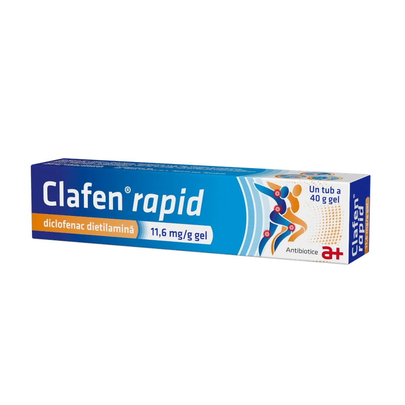 Clafen Rapid gel, 40g, Antibiotice | Dr. Max Farmacia