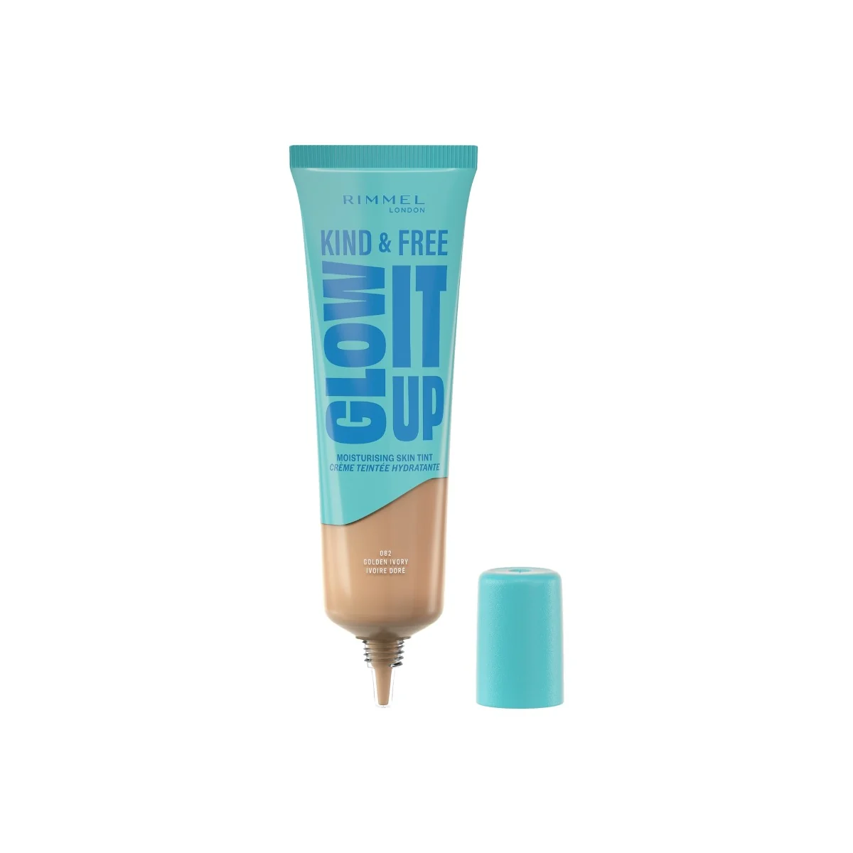 Fond de ten Kind & Free Glow It Up 082 Golden Ivory, 30ml, Rimmel London