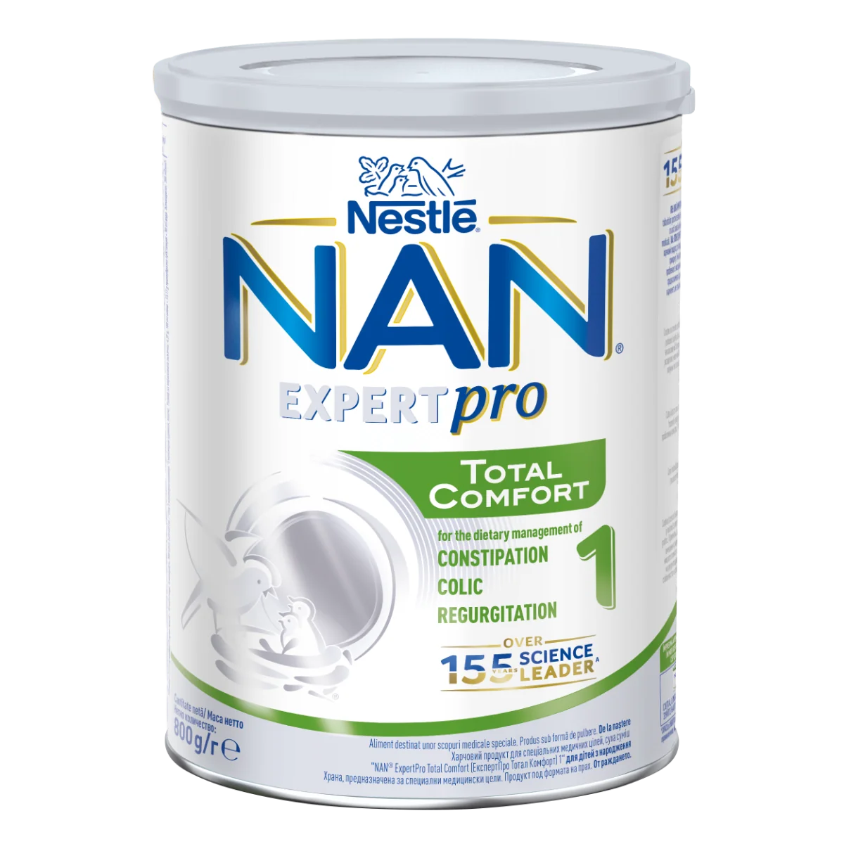 Formula de lapte praf Nan Expert Pro Total Confort 1, 800g, Nestle 