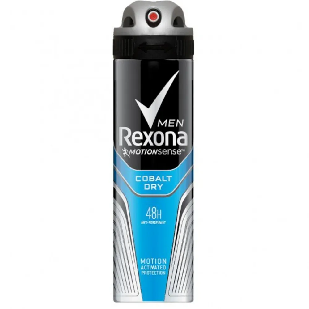 Deodorant spray Men Cobalt Dry, 150ml, Rexona