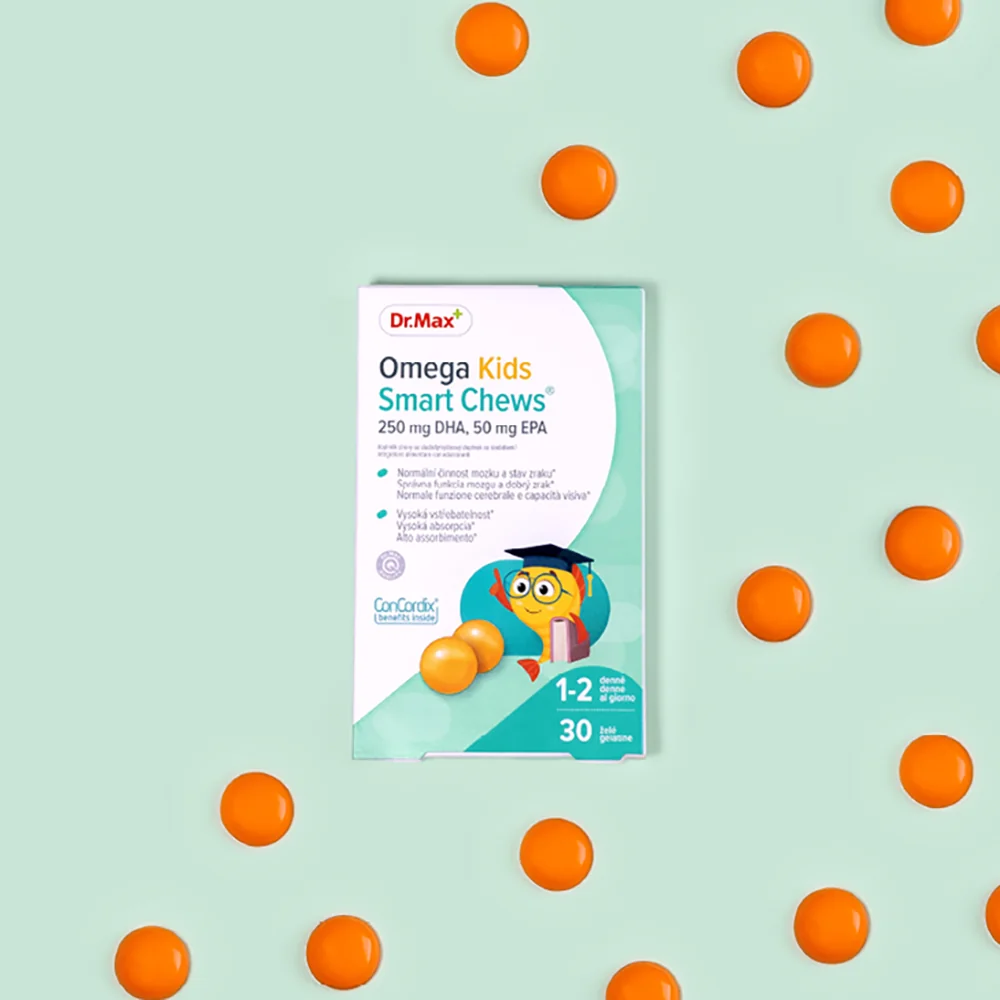 Dr. Max Omega Kids Smart Chews, 30 jeleuri