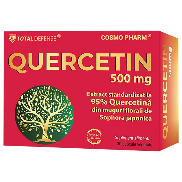 Quercetin 500mg, 30 capsule, Cosmopharm