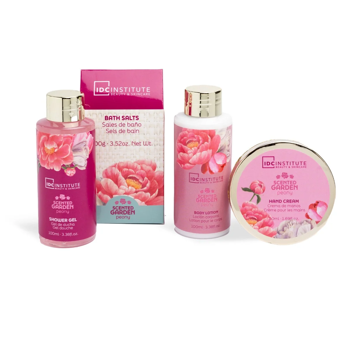 Pachet Scented Garden cu 4 piese si cutie metalica, IDC Institute