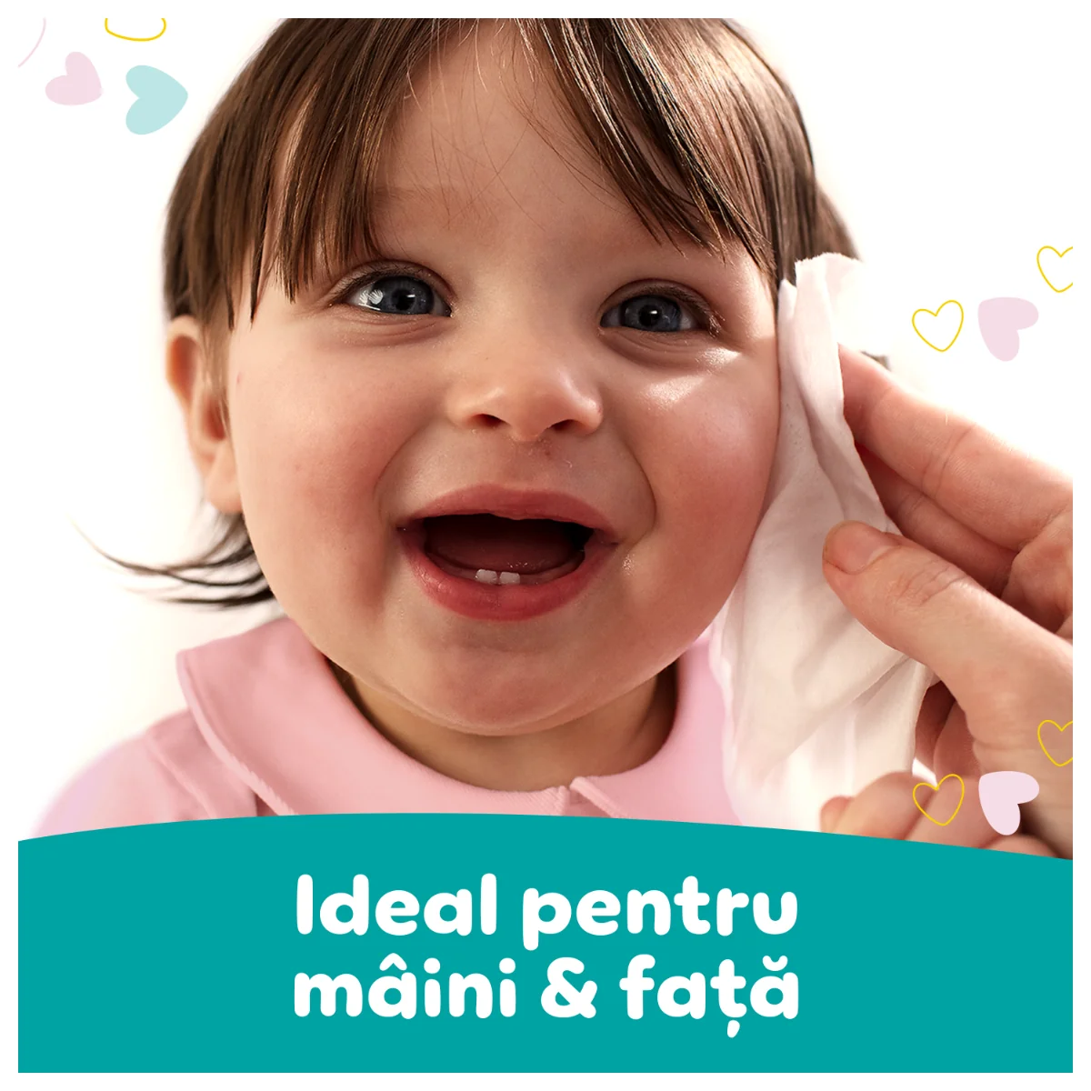 Servetele umede Sensitive, 52 bucati, Pampers
