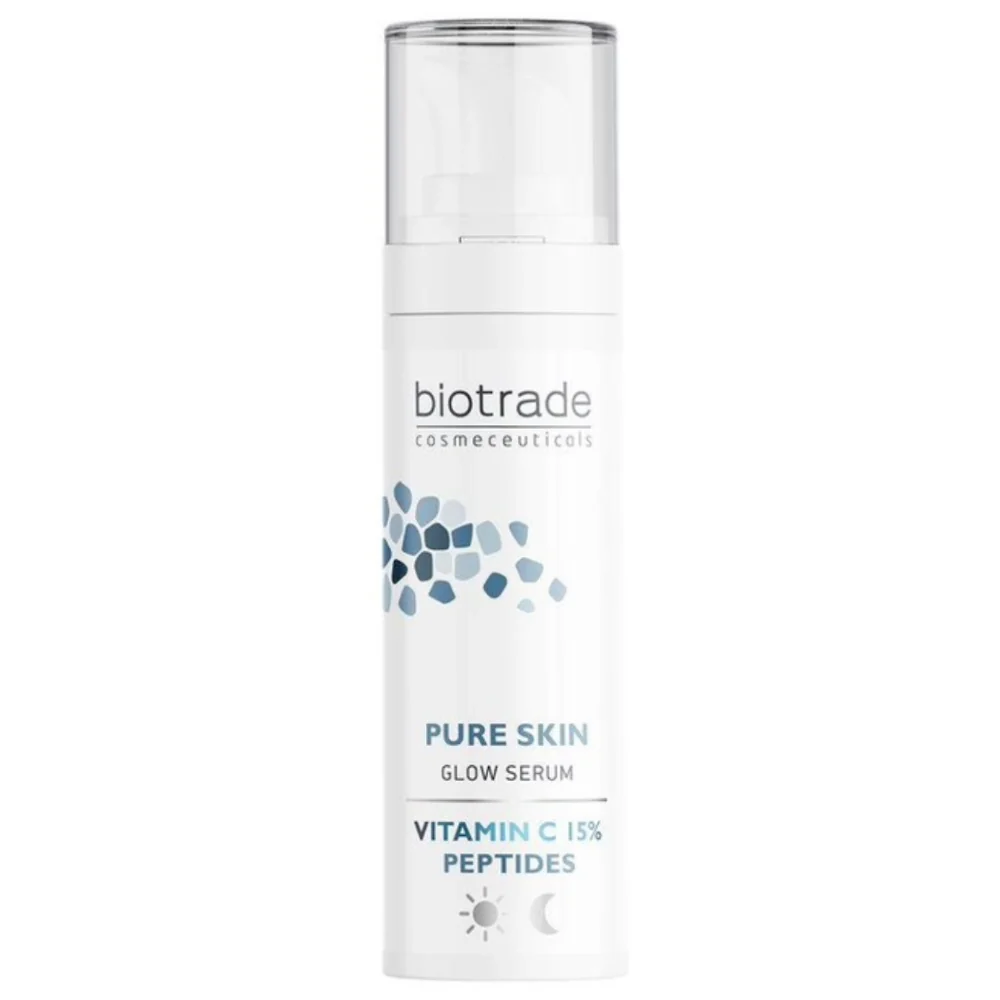 Ser iluminator cu vitamina C si peptide Pure Skin, 30ml, Biotrade