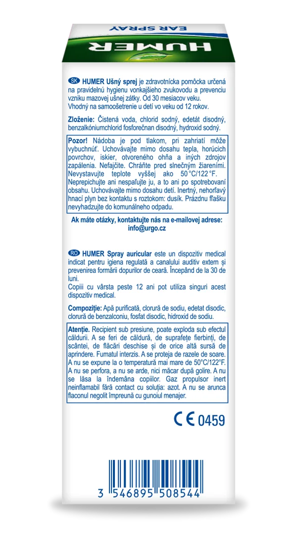 Spray auricular, 75ml, Humer